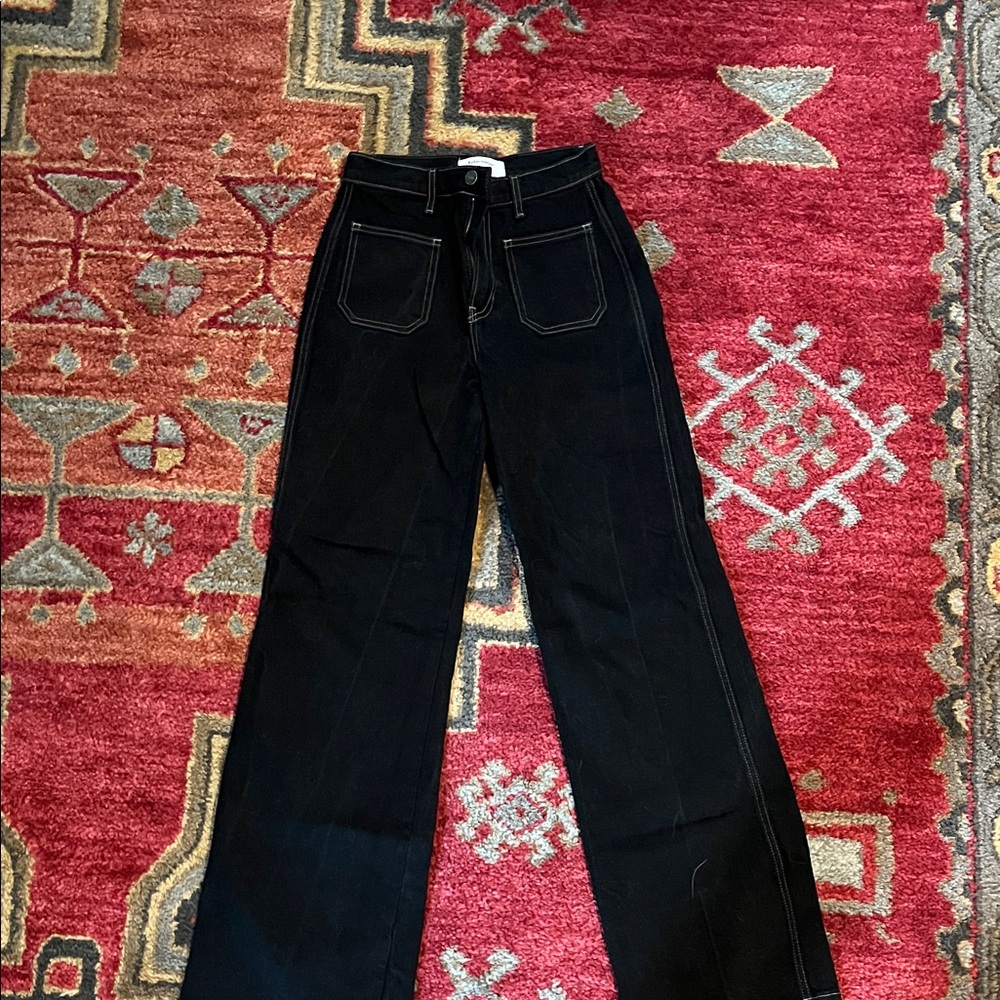 Reformation Alyssa high rise wide leg